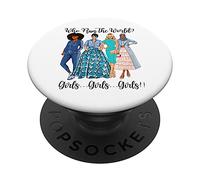 Who Run The World Black Woman musulmane World - Paix PopSockets PopGrip Interchangeable