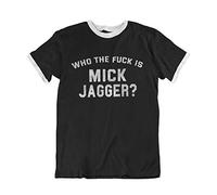 Who The F*** is Mick Jagger? - As Seen on Keith Richards Womens Band Organic Cotton T-Shirt