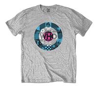 Who - the - T-Shirt # M Unisex Grey # Target Blocks [Import]