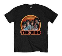 Who - the - T-Shirt # S Black Unisex # 1969 Pinball Wizard [Import]