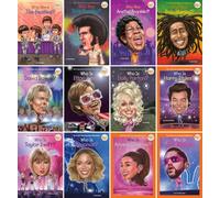 Who Was? & Who HQ Now 12-Book Series: Who Were the Beatles?, Who Was Elvis Presley?, Who Was Aretha Franklin?, Who Was Bob Marley?, Who Was David Bowie?, Who Is Elton John? Who Is Taylor Swift? & More