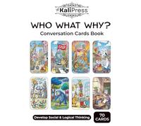 Who What Why Where When Conversation Flashcards Book To Develop Logical & Critical Thinking, Language Development, Communication, Social & Emotional intelligence, Empathy, Speech Therapy & Autism