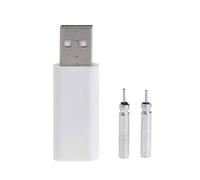 Whoasyst 1 lot de batterie de flotteur de pêche électrique rechargeable par USB CR425 Glow Stick Chargeur de batterie de flotteur de pêche électrique