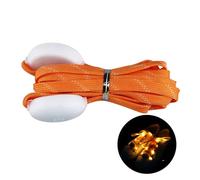 Whoasyst 1 paire de lacets LED pour baskets lumineuses pour course de nuit, fête, Halloween, cosplay, danse hip-hop pour enfants, adultes et gants