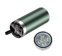 Whoasyst 46950 Kit d'alimentation mobile avec lampes de poche LED haute capacité Boîtier en métal pour utilisation en extérieur