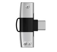 Whoasyst Adaptateur 1 à 2 USB C mâle vers 2 femelles, convertisseur de charge et casque simultanément mâle à double c femelle Splitter