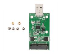 Whoasyst Adaptateur exclusif MSATA vers USB compatible avec disque de 5 cm de long avec protections Adaptateur MSATA vers USB