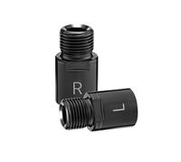 Whoasyst Adaptateurs universels pour pédales de vélo avec marquage gauche/droite - Prolongateurs ergonomiques pour vélo Cruiser - Protection du genou