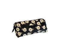 Whoasyst Ancienne trousse à crayons nervurée - Intérieur spacieux - Plan fin - Substance durable pour le travail, les voyages - Non conformiste - Planificateur de fournitures scolaires, F, Beauté de