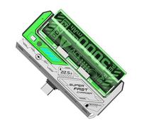 Whoasyst Bloc d'alimentation 5000 mAh avec entrées de type C et batterie interchangeable, convient pour smartphones et tablettes, appareil facile à transporter avec batterie amovible