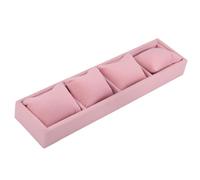 Whoasyst Boîte de rangement pour bijoux, montres, présentoir avec taie d'oreiller, boîte de rangement portable pour bijoux