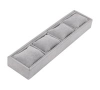 Whoasyst Boîte de rangement pour bijoux, montres, présentoir avec taie d'oreiller, boîte de rangement portable pour bijoux