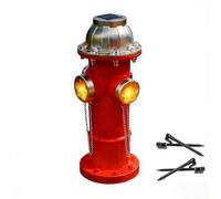 Whoasyst Bouche d'eau lumineuse traditionnelle avec motifs de pieds lumineux pour une utilisation en extérieur et mise à niveau du paysage - Entraînement d'urinoir pour chien - Éducation nocturne des