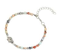 Whoasyst Bracelet délicat en forme d'éléphant turquoise pour un usage quotidien, bijou à la main, cadeau parfait, bijou élégant à breloques éléphant, One Size, Comme décrit