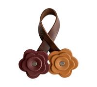 Whoasyst Breloque de sac élégante avec détails roses vintage et esthétiques en polyuréthane - Accessoire de mode pour femme - Clip de fixation rapide