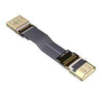 Whoasyst Câble d'extension interne HDMI2.0b 4 K @ 60 Hz 144 Hz Taux de rafraîchissement 32 canaux sonores Installation professionnelle 18 Gbit/s Extender HD professionnel