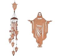 Whoasyst Carillon éolien en métal fabriqué à la main en forme de papillon pour extérieur, jardin, balcon, décoration anti-rouille, facile à installer, carillon solaire relaxant pour l'extérieur