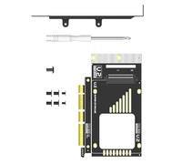 Whoasyst Carte adaptateur PCIe 5.0 vers U.2 SFF 8639 Bande passante 128 Go/s pour NVMe Computing Solution Storage Card