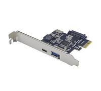 Whoasyst Carte PCIe USB 3.2 Gen1 à 3 ports + Type C + Type E avant améliore la connexion de bureau, mises à jour USB PCIE 5 Gbps