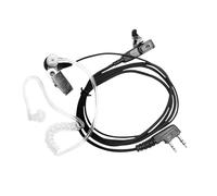 Whoasyst Casque de sécurité à tube auditif d'air avec micro amovible et télécommande pour saisir la communication gratuite dans des conditions bruyantes Casque radio en métal ABS permanent