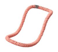 Whoasyst Cerceau d'exercice flexible en acier à ressort avec revêtement en tissu doux, design adapté à la taille pour l'intérieur et l'extérieur pour femme
