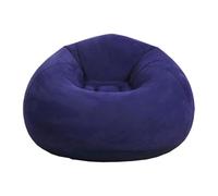 Whoasyst Chaise lit gonflable convertible en PVC pour adultes, lit de lecture, sieste, base antidérapante, design respirant floqué en PVC