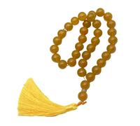 Whoasyst Chapelet islamique en verre avec 33 perles de prière pour le culte du Tasbih pour une dévotion quotidienne et une utilisation spirituelle, One Size, Comme décrit