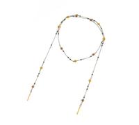 Whoasyst Collier à superposer avec perles d'imitation et cristaux et motifs de roses pour un style simple et tendance, One Size, Comme décrit, Comme décrit.