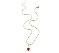 Whoasyst Collier avec pendentif pomme de pin naturel en acier inoxydable robuste pour empiler ou porter en solo simple pendentif pomme de pin, One Size, Comme décrit, Comme décrit.