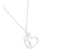 Whoasyst Collier tendance avec pendentif en forme de cœur pour les amateurs de volleyball, accessoire de bijoux pour les amateurs de sport, cadeau d'athlète, bijoux, One Size, Comme décrit, Comme