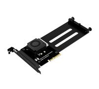 Whoasyst Convertisseur modulaire PCIe 5.0 vers E1S avec installation sans outil et refroidissement du ventilateur avec adaptateurs NVMe U.2 U.3 Drives