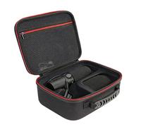 Whoasyst Coque de protection solide pour micro SM7B/SM7dB/MV7X/MV7+/MV6/MV7/MV7i avec barrière d'absorption des chocs et débris Sac portable