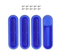 Whoasyst Couvre-roue arrière pour scooter électrique avec vis, bandes réfléchissantes latérales de rechange pour fourche avant et roue arrière