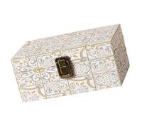 Whoasyst Élégante boîte à bijoux en bois avec organisation, ne raye pas les surfaces, parfaite pour la conservation à long terme des organisateurs en bois