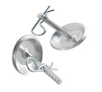 Whoasyst Équipement de retrait de chaussures de chasse-neige réglable pour chasse-neige UTV Pieds en métal Pièce de rechange Sabot de charrue avec broches