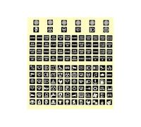 Whoasyst Étiquettes Luminiferous pour interrupteurs absorbent automatiquement la lumière à la lumière dans l'obscurité en PVC imperméable pour panneaux de commande autocollants imperméables