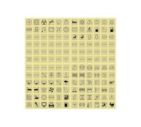 Whoasyst Étiquettes Luminiferous pour interrupteurs absorbent automatiquement la lumière à la lumière dans l'obscurité en PVC imperméable pour panneaux de commande autocollants imperméables