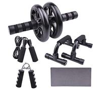 Whoasyst Exercice Bodybuilding Push Up Stand Abdominal Roue pour Ensemble Musculation Fitness Équipement Résistance B Bandes de Résistance
