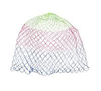 Whoasyst Filet de pêche léger en nylon avec losange, trou de rechange, pliable, outil d'atterrissage