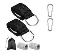 Whoasyst Fixation de chaise suspendue avec mousquetons et sac de rangement - Sangle de suspension pouvant supporter jusqu'à 400 kg de suspension