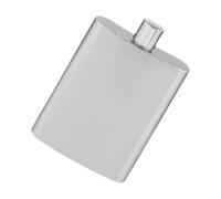 Whoasyst Flasques à vin carrées en métal de 100 ml - Portable - Pour extérieur, whiskies et bières - Récipient de bière - Durable