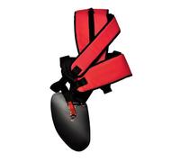 Whoasyst Harnais robuste d'une capacité de 20 kg pour débroussailleuses, sangle rembourrée réglable avec répartition améliorée du poids, harnais de débroussailleuse électrique