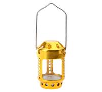 Whoasyst Lampe à suspendre en alliage d'aluminium pour la pêche de nuit - Résistante à l'usure - Pour bougies chauffe-plat - Pour l'extérieur