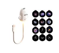 Whoasyst Lampe de projection USB à insertion directe - Lampe de nuit pour chambre à coucher - Décoration murale