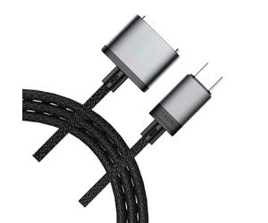 Whoasyst Ligne d'énergie innovante 140 W USB C avec fonction de libération automatique pour une utilisation sûre