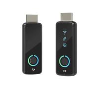 Whoasyst Lot de 1 paire d'élongateurs radio numériques pour 4K à 1080p60 Full 720p Vidéo Broadcasting Highlighting Double bande WiFi Stabilité Compatible Miracast