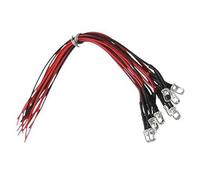 Whoasyst Lot de 10 lampes LED à brancher pour une meilleure visibilité 5 V à 12 V - Diode lumineuse - Petite lampe
