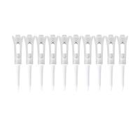 Whoasyst Lot de 10 tees de golf pour entraînement des pilotes de type châteaux de faible résistance, plus de distance constante hauteur durable tees de golf