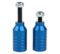 Whoasyst Lot de 2 chevilles colorées en alliage d'aluminium pour vélo de rue professionnel haute résistance