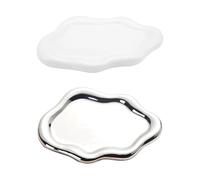 Whoasyst Lot de 2 plats en céramique parfaits pour les décorations créatives et la photographie d'influenceur avec variété de couleurs